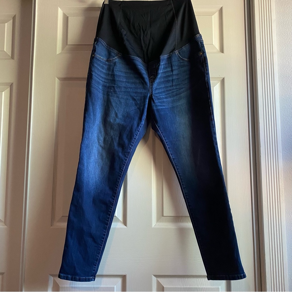 Isabel Maternity by Ingrid & Isabel Dark Blue Skinny Jeans